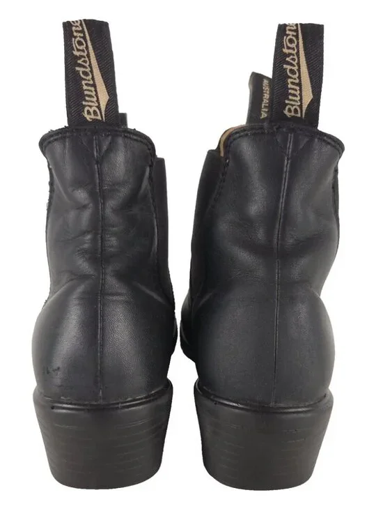 Blundstone 067 Chisel Toe Dress Boots US 7 EU 37 Womens Black $220 - Picture 4 of 9